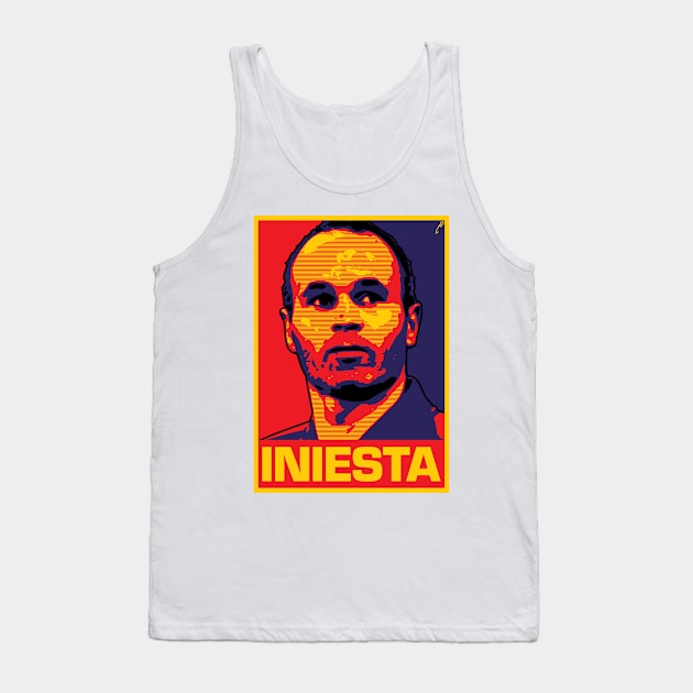 Iniesta - SPAIN Tank Top by DAFTFISH